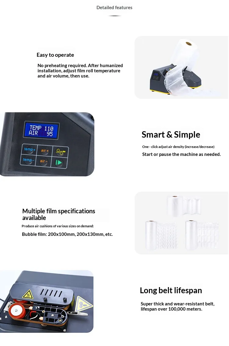 Desktop Air Cushion Machine | Void Fill Packaging Bubble Wrap Maker - Image 4