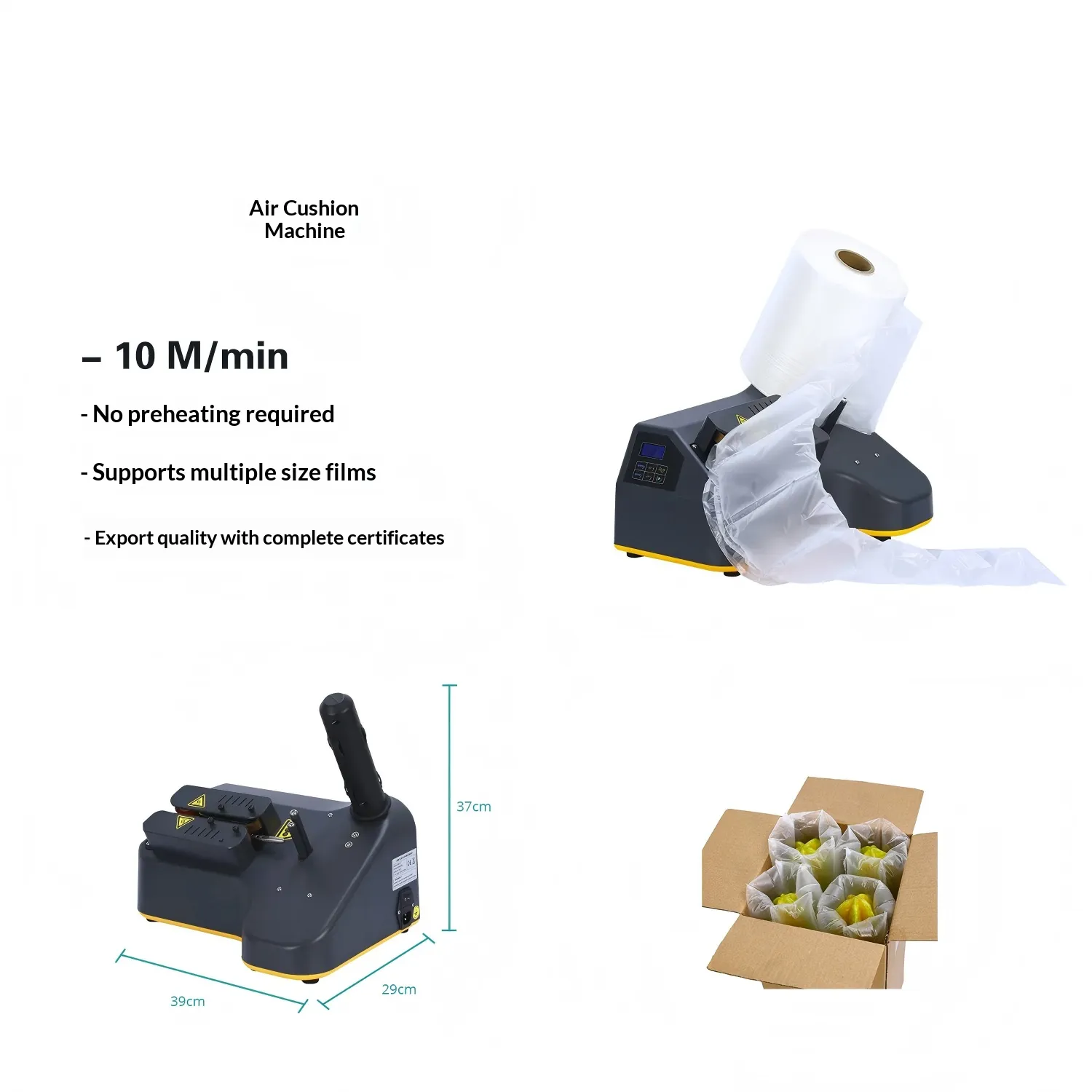 Desktop Air Cushion Machine | Void Fill Packaging Bubble Wrap Maker - Image 5