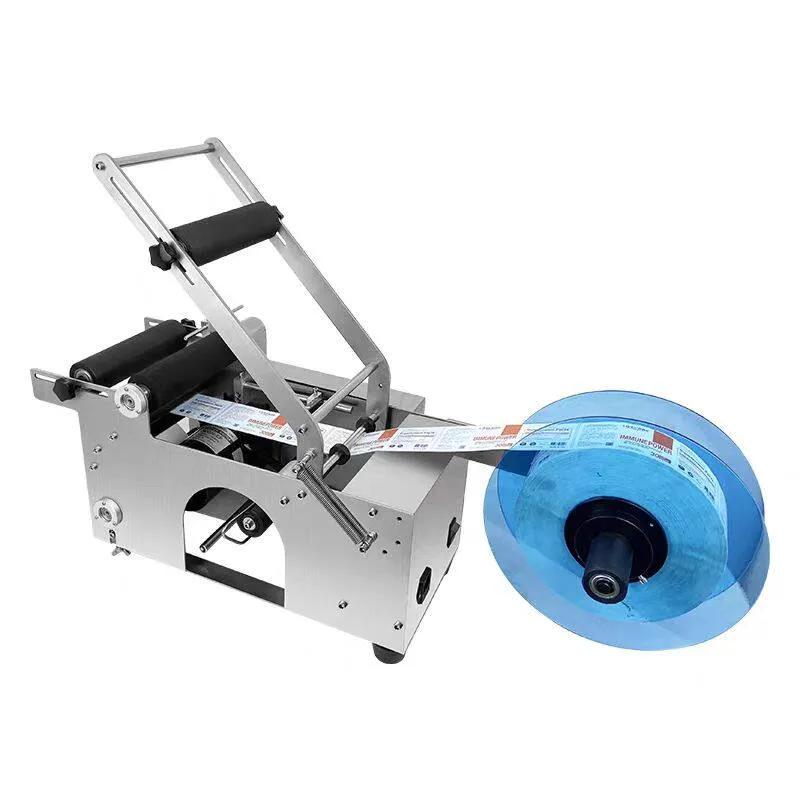 Semi-Automatic Round Bottle Labeling Machine