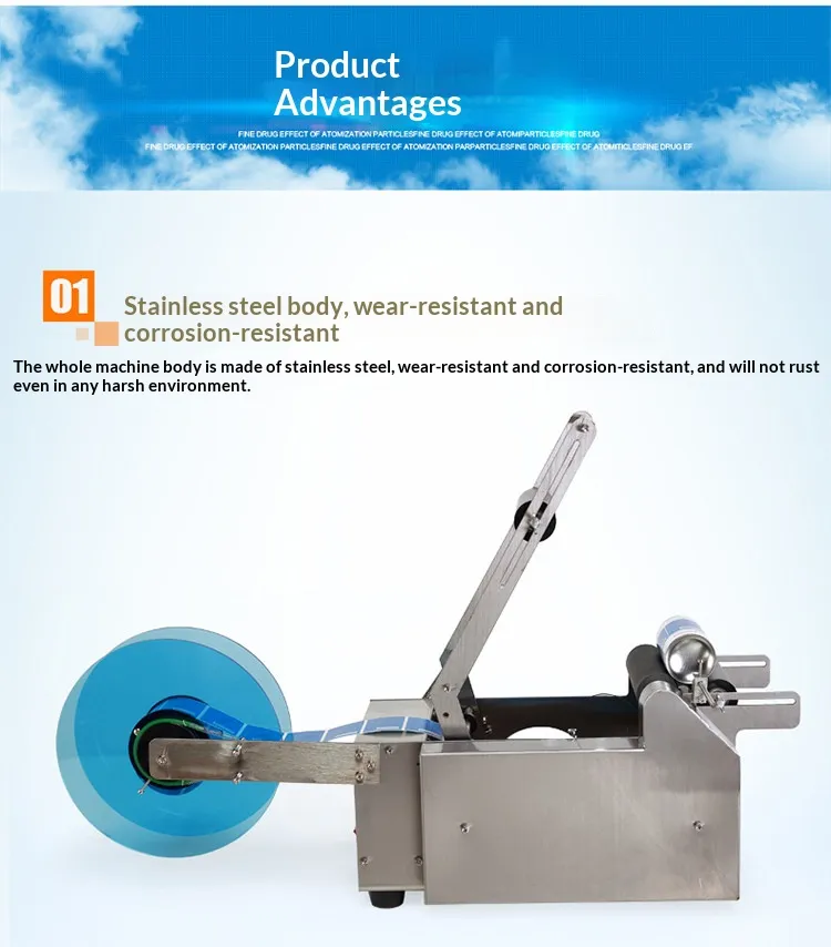 Semi-Automatic Round Bottle Labeling Machine - Image 3