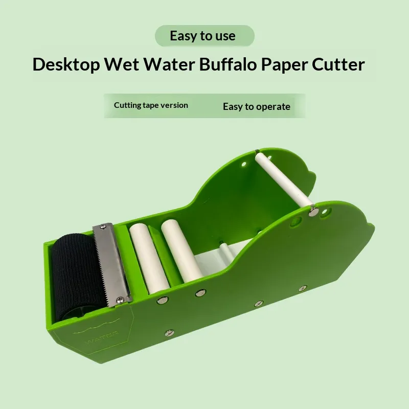 Manual Gummed Tape Dispenser Operation | Heavy-Duty Water-Activated Tape Machine - Image 2