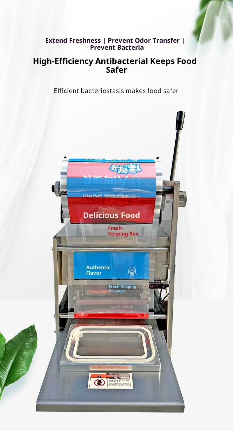 Manual Tabletop Tray Sealing Machine | Desktop Plastic Food Container Sealer - Image 2