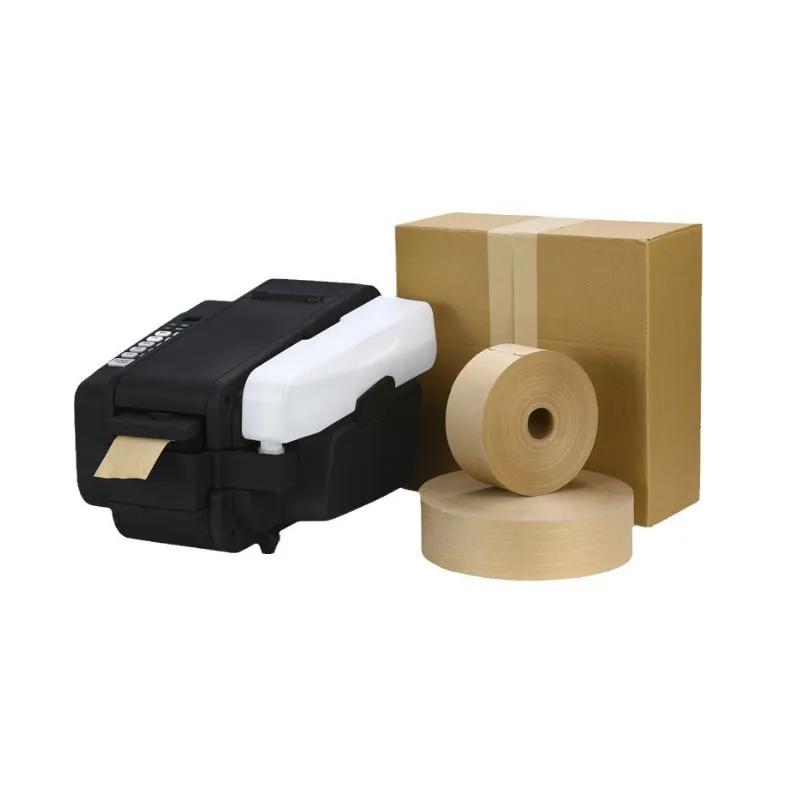 Electric Gummed Tape Dispenser with PLC Touch Screen | Automatic Water-Activated Tape Cutter