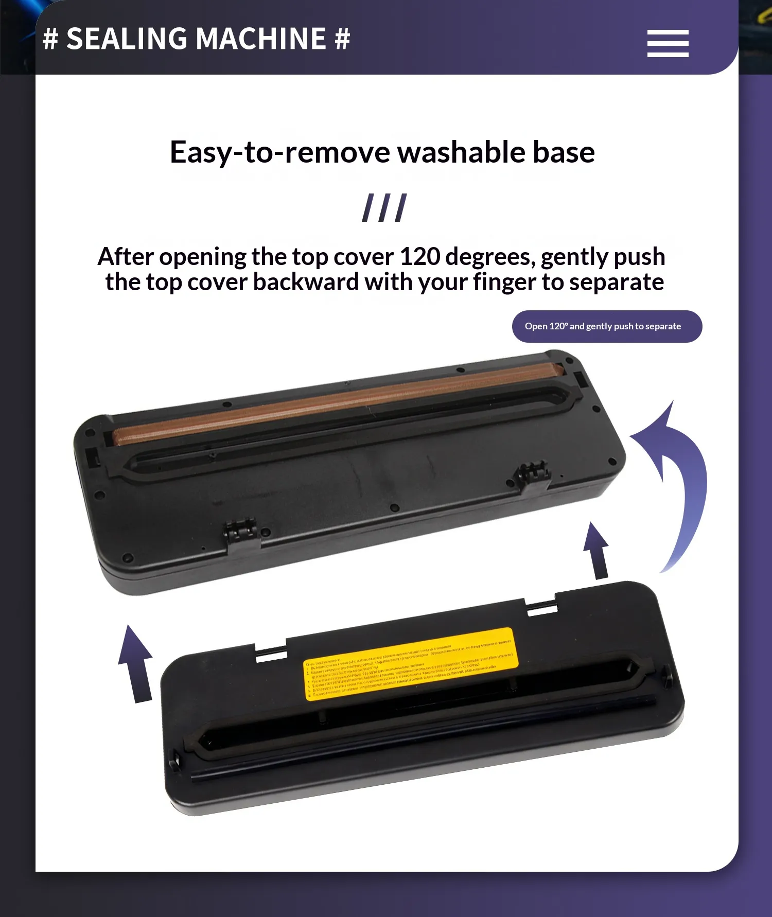  Multifunctional Vacuum Sealer Machine for Food Preservation | Dry & Moist Modes for Home & Commercial Use - Image 3